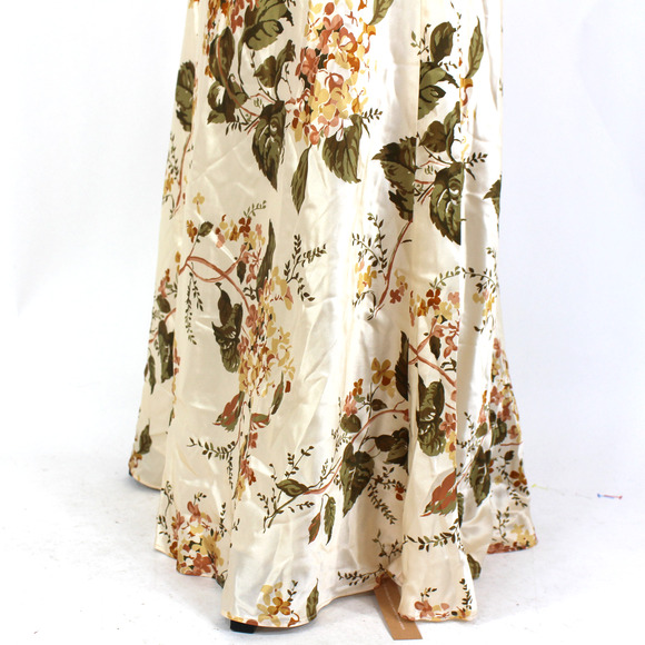 Reformation Esa Silk Maxi Dress NEW Bella Multicolor Floral Print V Neck Slip 8 - Picture 5 of 8